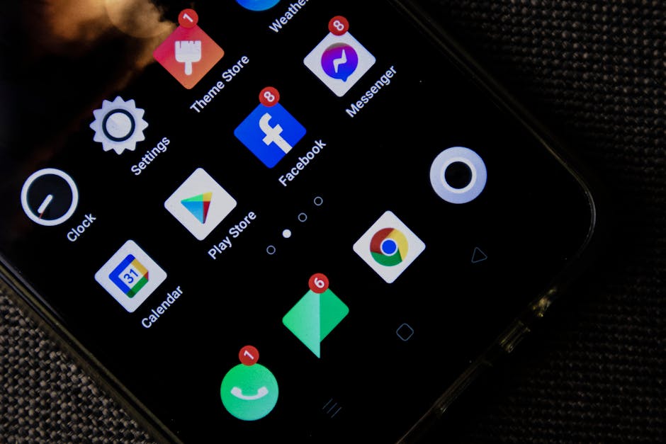 Smartphone showing appointment reminder notification