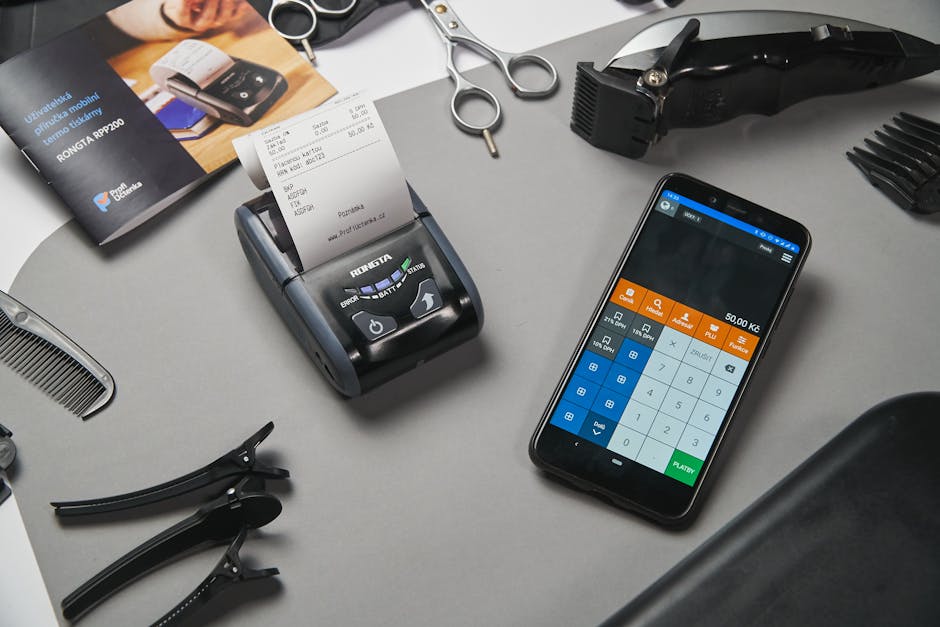 Salon tip management and payment processing