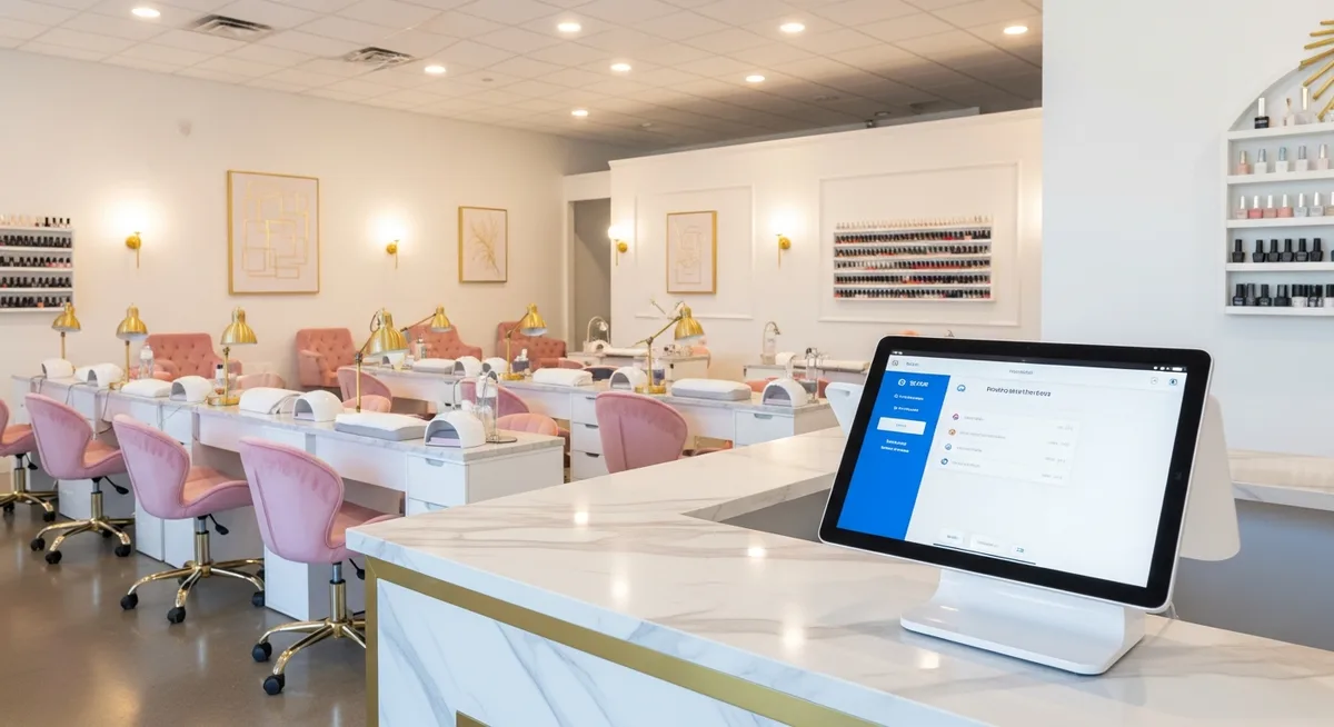 Modern salon POS system